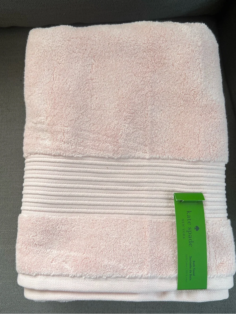 Kate Spade  Pink 8 Piece Bath Towel Set New